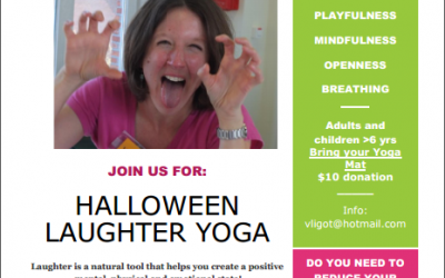 Register now for your Halloween Laughter Yoga on 10/30!